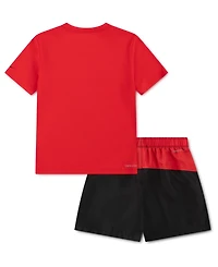 Nike Boys' 4-7 Dri-fit Crewneck T-Shirt and Woven Shorts, 2-Piece Set
