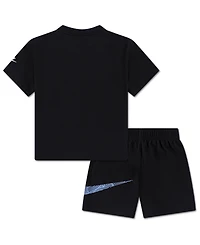 Nike Boys' 4-7 The Zone Relaxed Crewneck T-Shirt and Shorts, 2-Piece Set