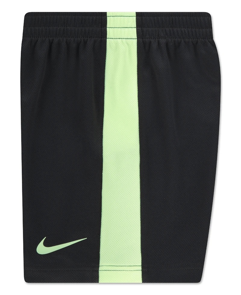 Nike Little Boys Dri-fit Swoosh T-Shirt & Shorts, 2 Piece Set