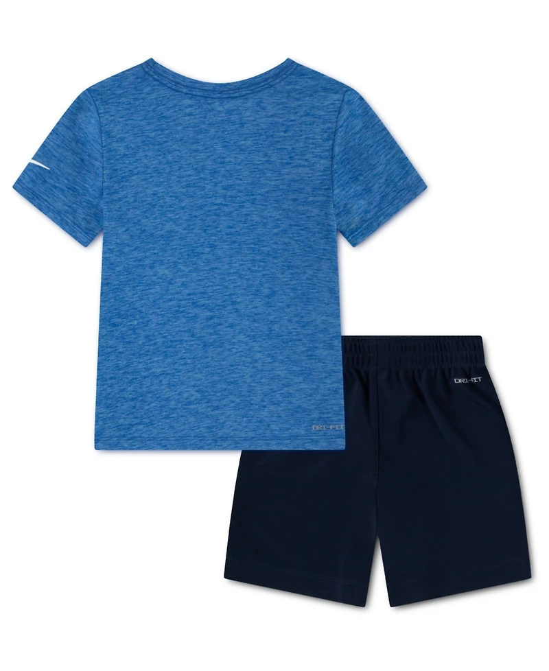 Nike Toddler Boys Dri-fit Dropset T-Shirt & Shorts Set
