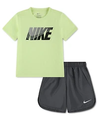 Nike Little Boys T-shirt and Woven Shorts, 2 Piece Set
