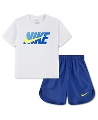 Nike Little Boys T-shirt and Woven Shorts, 2 Piece Set