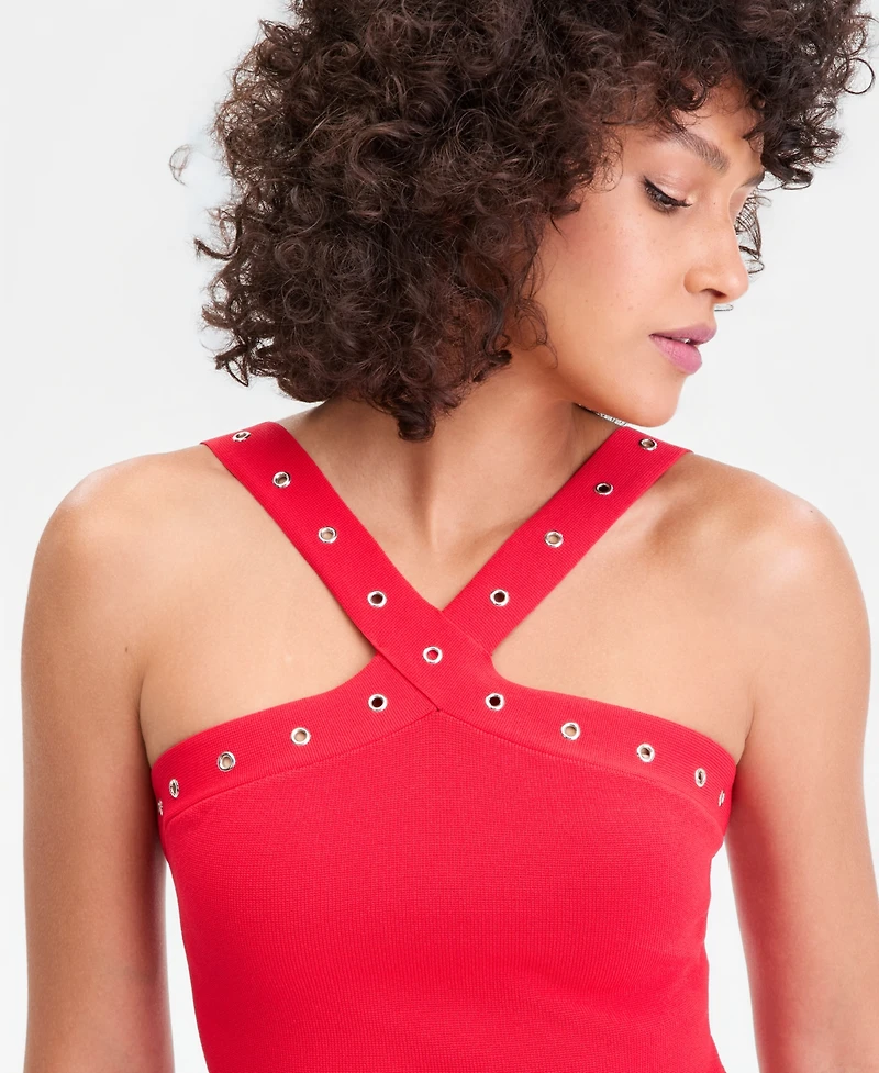 I.n.c. International Concepts Women's Grommet Sweater Tank