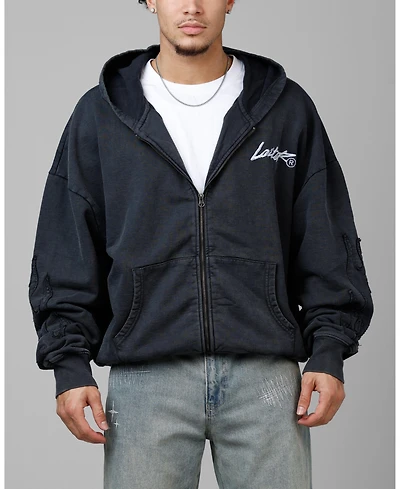 Loiter Men's Inferno Hoodie Washed Black
