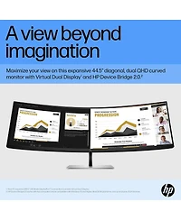 Hp E45c G5 44.5" 32:9 Dual Quad Hd 165Hz Curved Va Lcd Monitor