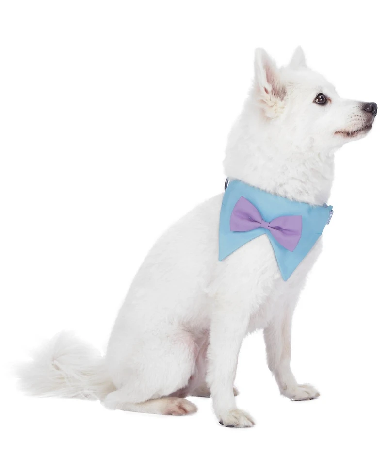Blueberry Pet Scottish Bandana Bow Tie Dog Collar Set
