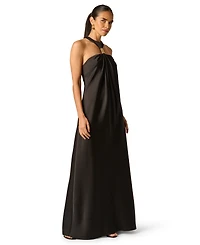 Adrianna Women's Stretch Halter Neck Ball Gown