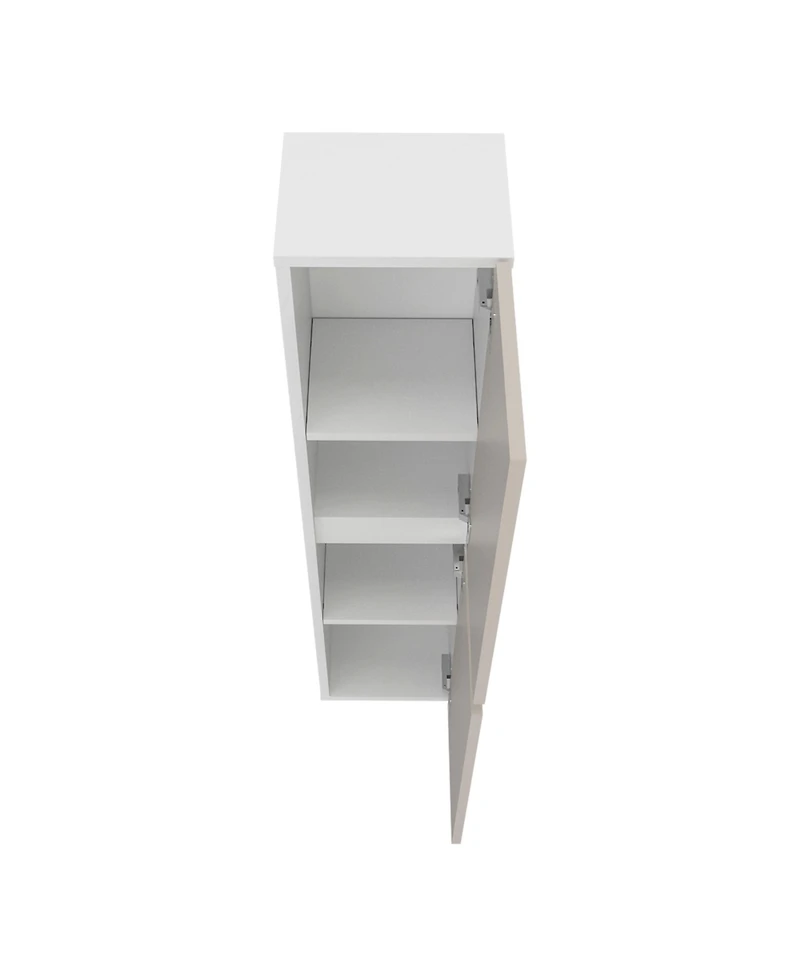 Depot E-Shop Burgaw Bathroom Cabinet, 2 Doors, 4 Shelves