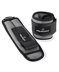 Philosophy Gym Adjustable Ankle/Wrist Weights, Set of 2 - lb Each