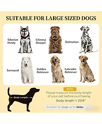 Aostirmotor Elevated Portable Dog Cot with Pad and legs in Dark Blue