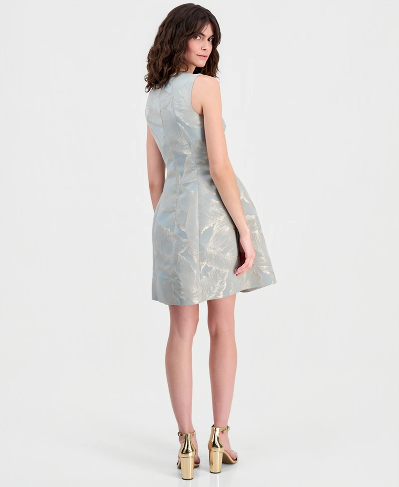 Anne Klein Women's Sleeveless Seamed Fit & Flare Dress