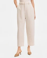 I.n.c. International Concepts Women's Barrel-Leg Ankle Pants, Macy's Exclusive