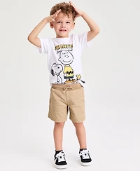 Epic Threads Boys' Toddler 12M-5T Twill Shorts, Macy's Exclusive