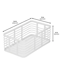 Metal Pantry Basket with Handles - Set of 2