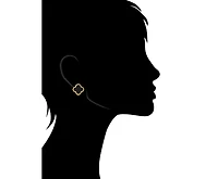 Rivka Friedman Onyx Flower Stud Earring