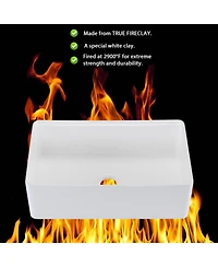 flynama 33x20 Inch Fireclay Workstation Farmhouse Kitchen Sink Single Bowl With Accessories Sound Dampening Heat Stain Scratch Rust Resistant