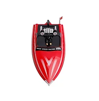 Bruce & Shark 2.4GHz Rc Jet Speedboat, 10 mph High-Speed Racing Boat with Safe Enclosed Propeller