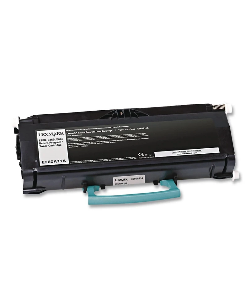 Lexmark E260A11A Return Program 3,500 Page-Yield Toner - Black
