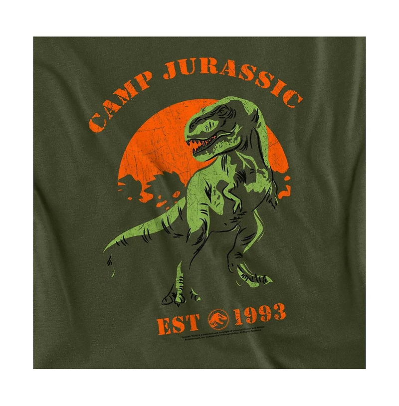 Jurassic Park Men's Camp T-Rex T Shirt
