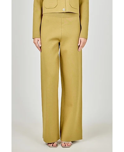 endless rose Women's Relax Fit Knit Pants