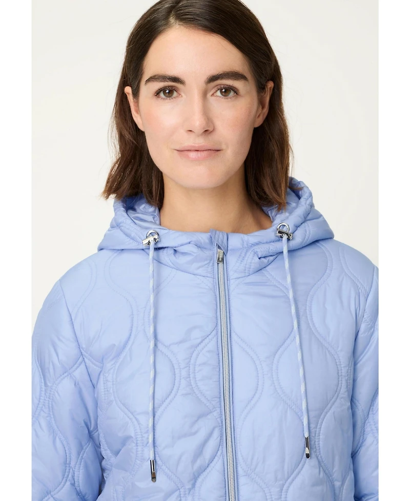Olsen Women's Quilted Jacket with Hood