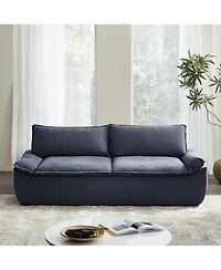 Hulala Home Enrique Modern 90"W Oversized Compressed High-density Foam Sofa and No Assembly Needed