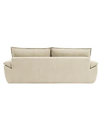 Hulala Home Enrique Modern 90"W Oversized Compressed High-density Foam Sofa and No Assembly Needed
