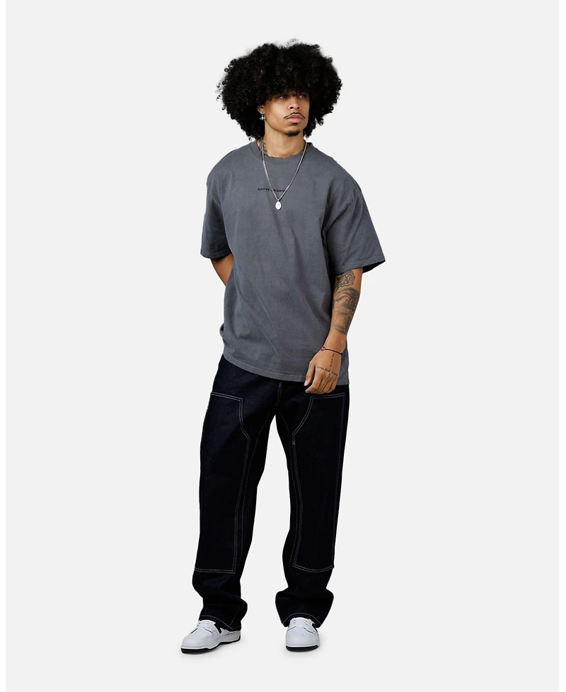 Saint Morta Men's Raven T-Shirt Washed Charcoal
