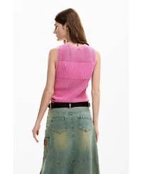 Desigual Women's Crochet T-shirt