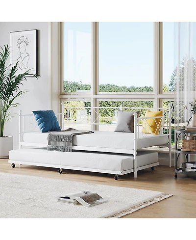 gaomon Twin size Daybed Space Saving, for Living Room, Guest Room