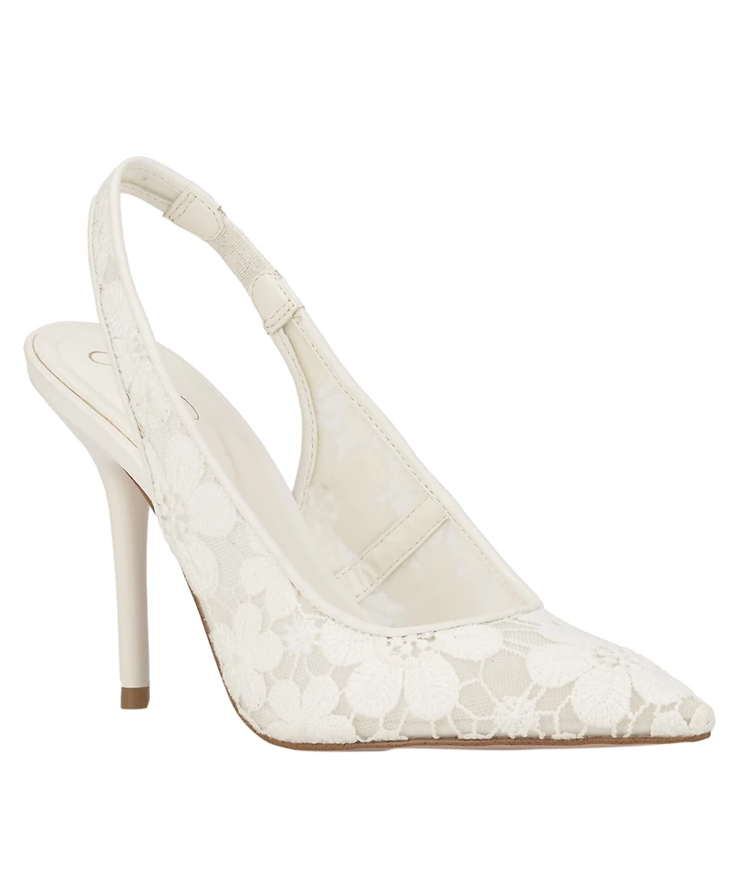 Jessica Simpson Women's Liliere Mesh Pointed-Toe Slingback Pumps