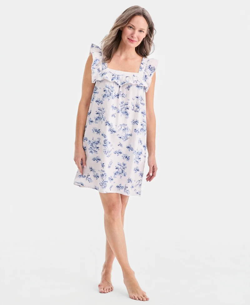 Women's Cotton Toile Clip Dot Chemise, Macy's Exclusive