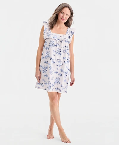 Women's Cotton Toile Clip Dot Chemise, Macy's Exclusive