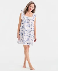 Women's Cotton Toile Clip Dot Chemise, Macy's Exclusive