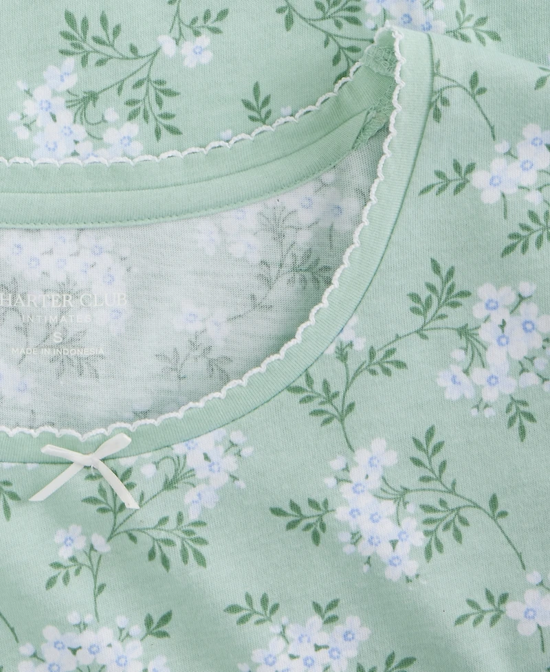 Charter Club Women's Short-Sleeve Sleepshirt, Macy's Exclusive