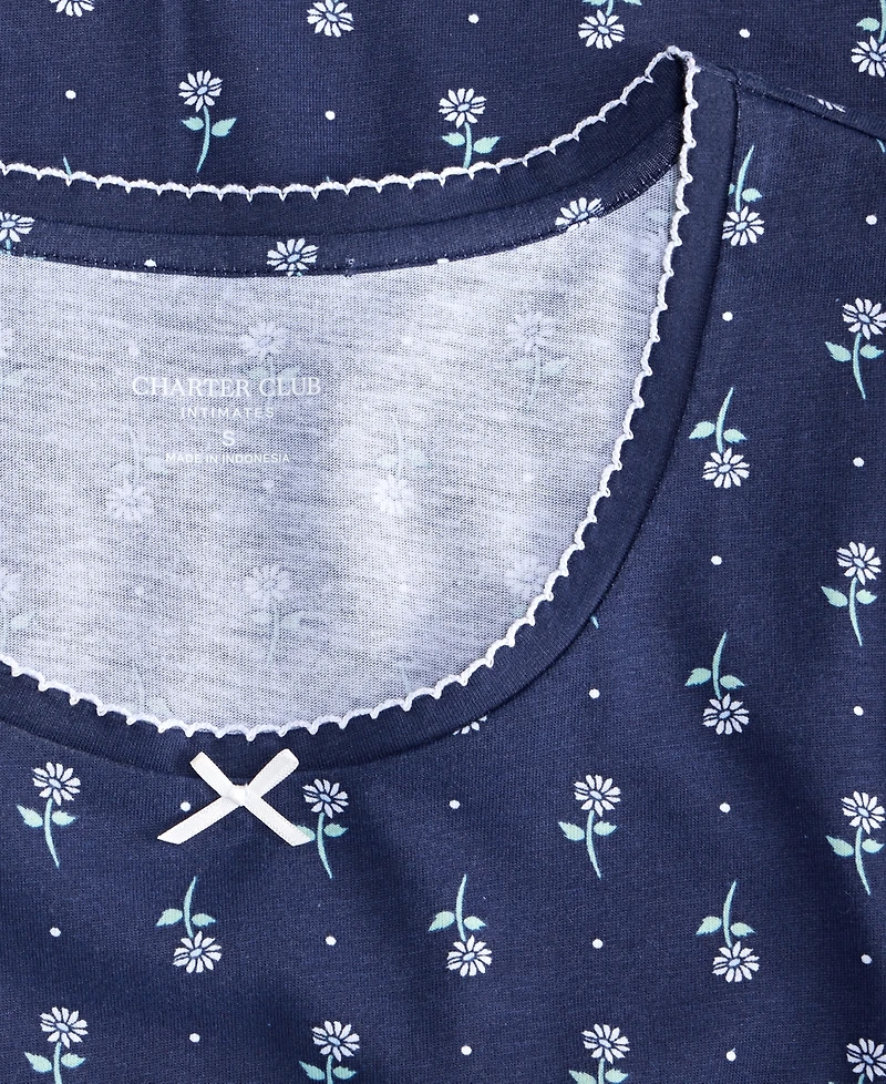 Charter Club Women's Short-Sleeve Sleepshirt, Macy's Exclusive