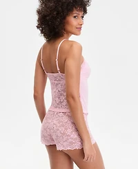 I.n.c International Concepts Women's Lace Back Tank & Shorts Set, Macy's Exclusive