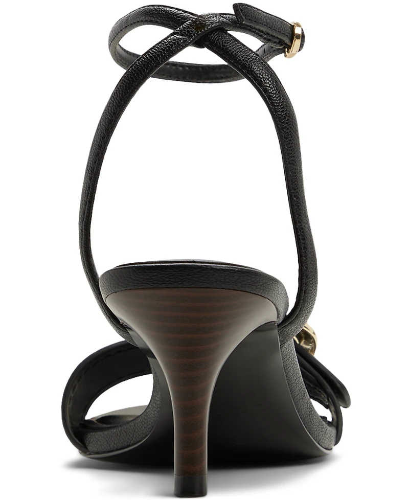 Aldo Women's Emmarose Round Toe Ankle Wrap Dress Sandals