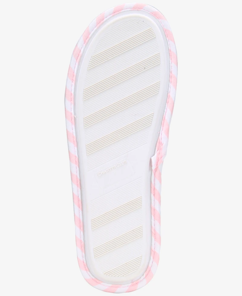 Charter Club Women's Open Toe Slippers, Macy's Exclusive