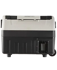 Mecale 37QT/35L Dual Zone Car Refrigerator Freezer, -4°F to 50°F, 12/24V Dc & 100-240V Ac, Portable Compressor Cooler
