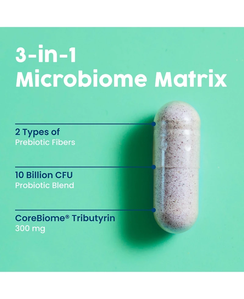 NativePath Complete Synbiotic - Pre, Pro & Postbiotic 3-in-1 for Gut Health & Digestive Support - 10 Billion Cfu, 30 Servings