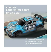 Bruce & Shark 1:22 4WD Speed Drift Rc Car with Led Lights Switchable Tire System