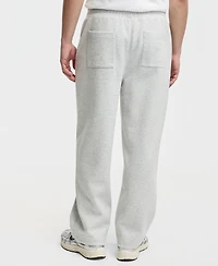 Mode of One Men's Straight-Fit Heathered Wide Sweatpants, Macy's Exclusive
