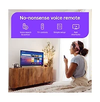 Roku 24" Select Series 720p Hd Smart Tv Hdr Streaming Wi-Fi Voice Control Indoor Entertainment - 24R2D5