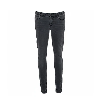 Pre-Owned Dolce & Gabbana Women's Grey Light Washed Slim Fit Jeans