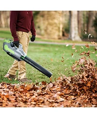 Mecale 60V Cordless Leaf Blower, 650 Cfm / 125 Mph, 3-Speed Control, 5.0Ah Battery, Fast Charging, Lightweight & Quiet