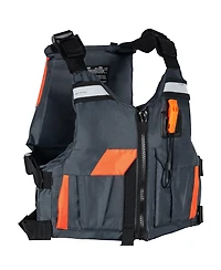 Mecale Life Vest for Watersports (Pfd), Waterproof Nylon, 80N Buoyancy, Life Jacket for Fishing Kayaking Surfing, Men and Women, Size S