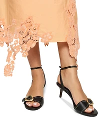 Aldo Women's Emmarose Round Toe Ankle Wrap Dress Sandals