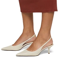 Aldo Women's Calantha Almond Toe Slingback Pumps