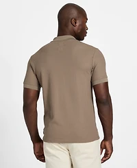 Guess Men's Pointelle Short Sleeve Knit Shirt